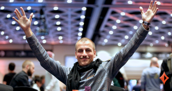 Team partypoker's Philipp Gruissem is second in chips going into Day 4 of the CPP Main Event.