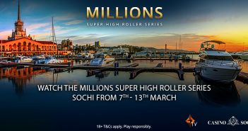 MILLIONS Super HIgh Roller Sochi Series