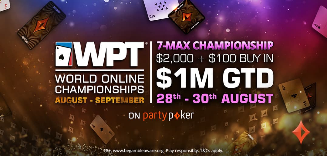 Eder Campana won the WPTWOC 7-Max Championship event online at partypoker and padded his bankroll with a huge $169,957 payday.