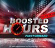 Boosted Hours fastforward is a new partypoker promotion running until October 17 that sees you earn up to 3X as many cashback points as usual!