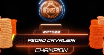 Pedro Cavalieri is a World Poker Tour champion after the Brazilian outlasted 2,294 opponents in the WPTWOC WPT500 event for a cool $153,503.