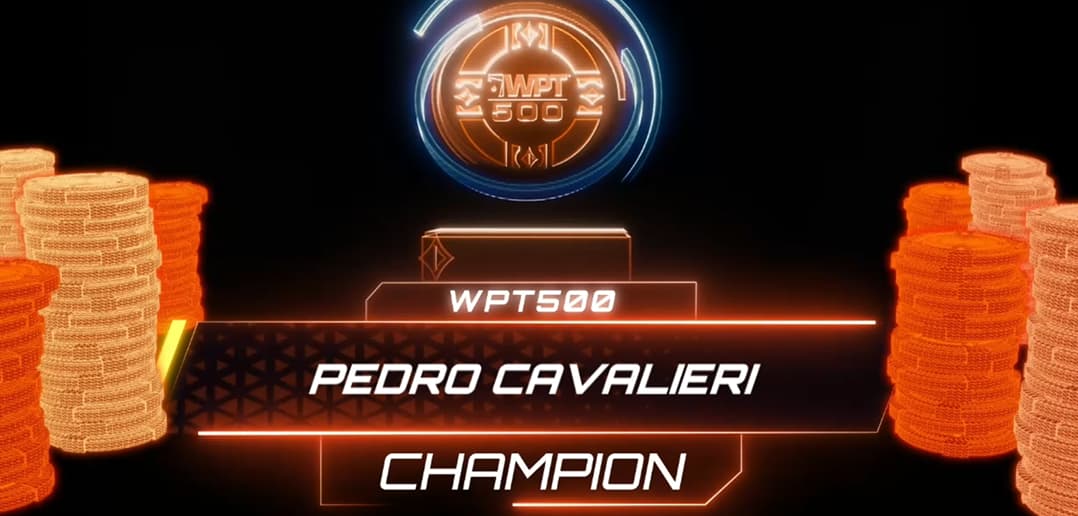 Pedro Cavalieri is a World Poker Tour champion after the Brazilian outlasted 2,294 opponents in the WPTWOC WPT500 event for a cool $153,503.