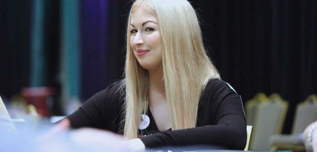 Louise Butler at the Irish Poker Open
